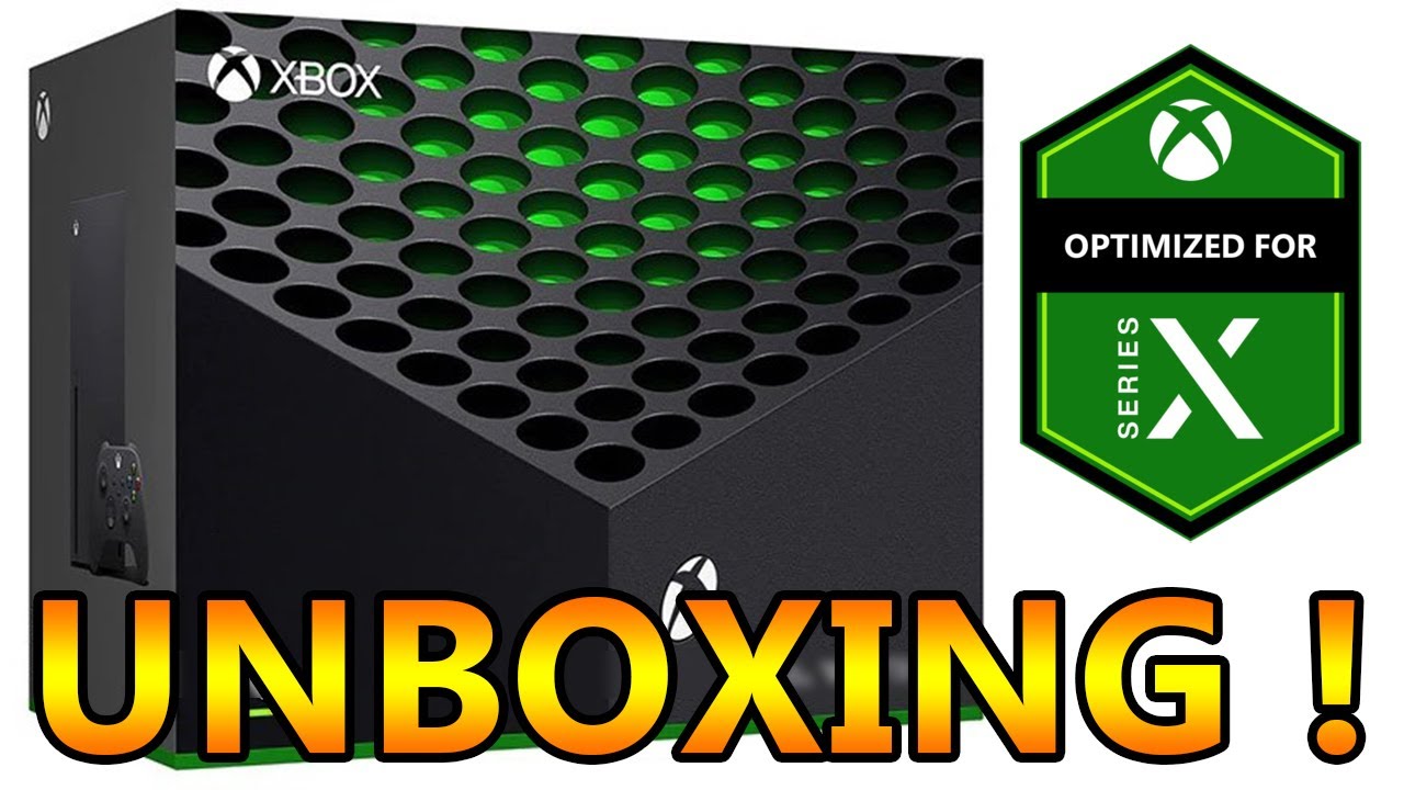 J'AI LA XBOX SERIES X ! (Vidéo Unboxing)