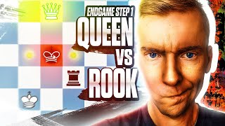 Queen vs Rook Endgame | Step 1