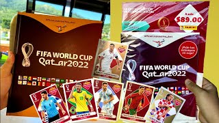 Álbum Panini Qatar 2022/Extra Stickers/Álbum Dorado y Plateado Pasta Dura/Stickers Coca-Cola/FIFA