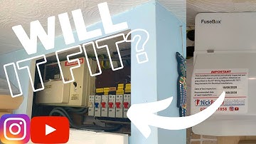 Will it FIT? Tight Consumer Unit install, Exotic life of an Electrician