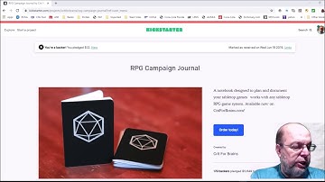 Kickstarter Review - RPG Campaign Journal