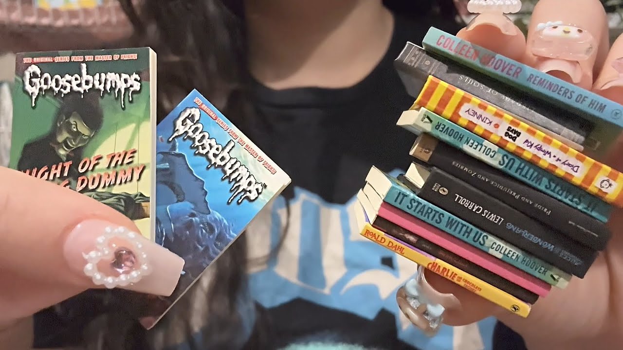 asmr with mini books ✮ rummaging, tapping, no talking.