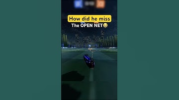 The WORST *Open net* MISS😭😂 #rocketleague #clips #fyp
