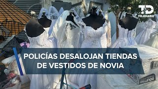 ¿Se cancela la boda? Reportan desalojo de tiendas en 'calle de las novias' del Centro CdMx