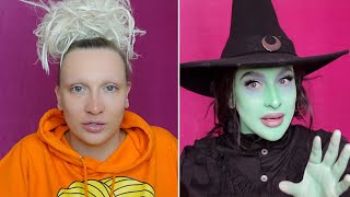 I'm having a meltdown! Wicked witch makeup tutorial