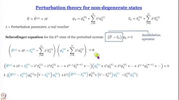 Higher order perturbations