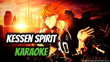 Haikyuu!! To the Top ED KARAOKE | Kessen Spirit - CHiCO with HoneyWorks 「Instrumental/Lyrics」