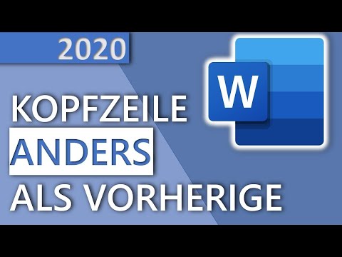 Video: So ändern Sie Die Kopfzeile Der Vorlage