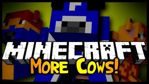 Minecraft: Mod Showcase - MORE COWS! (1.6.4)
