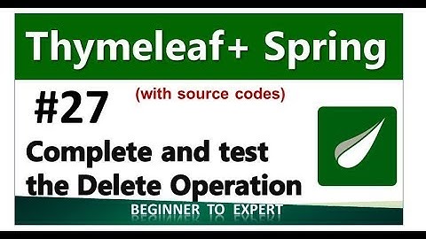 27 - Complete and Test the Delete Modal