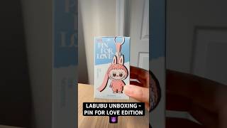 LABUBU UNBOXING - PIN FOR LOVE EDITION 😈 #labubu #popmart #unboxing #labubupopmart #asmr #keychain