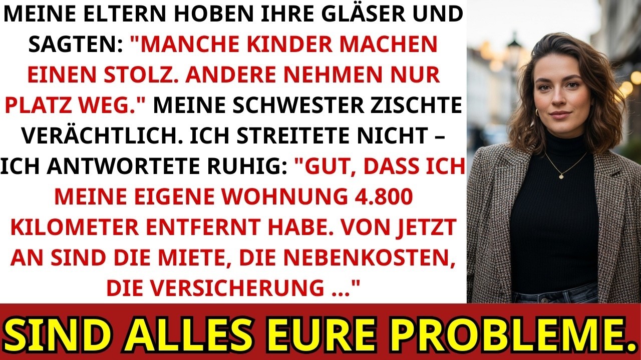 Meine Eltern spottetenManche Kinder machen einen stolz, andere nehmen nur Platz ein… Alle lachten