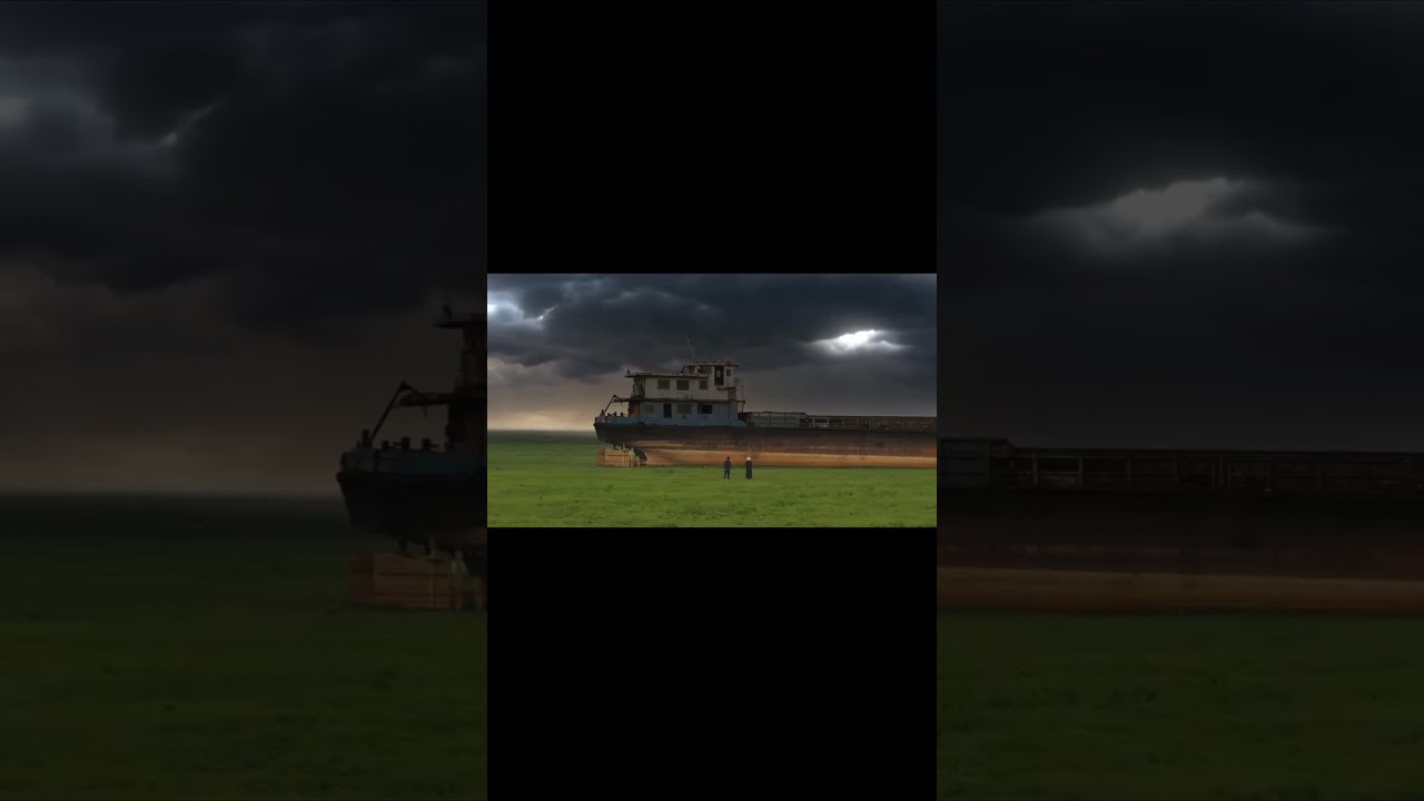 Death Tanker of the Aral Sea 🌊⚠️. Relaxing Scenery + Ambient 🌅🎶 