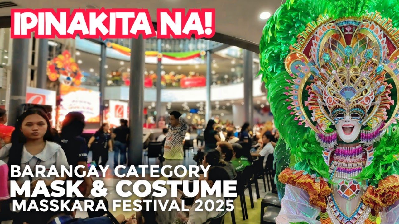 Magagarang Costume ipinakita na! Barangay Category MassKara Festival 2025 Walking Robinson's Bacolod
