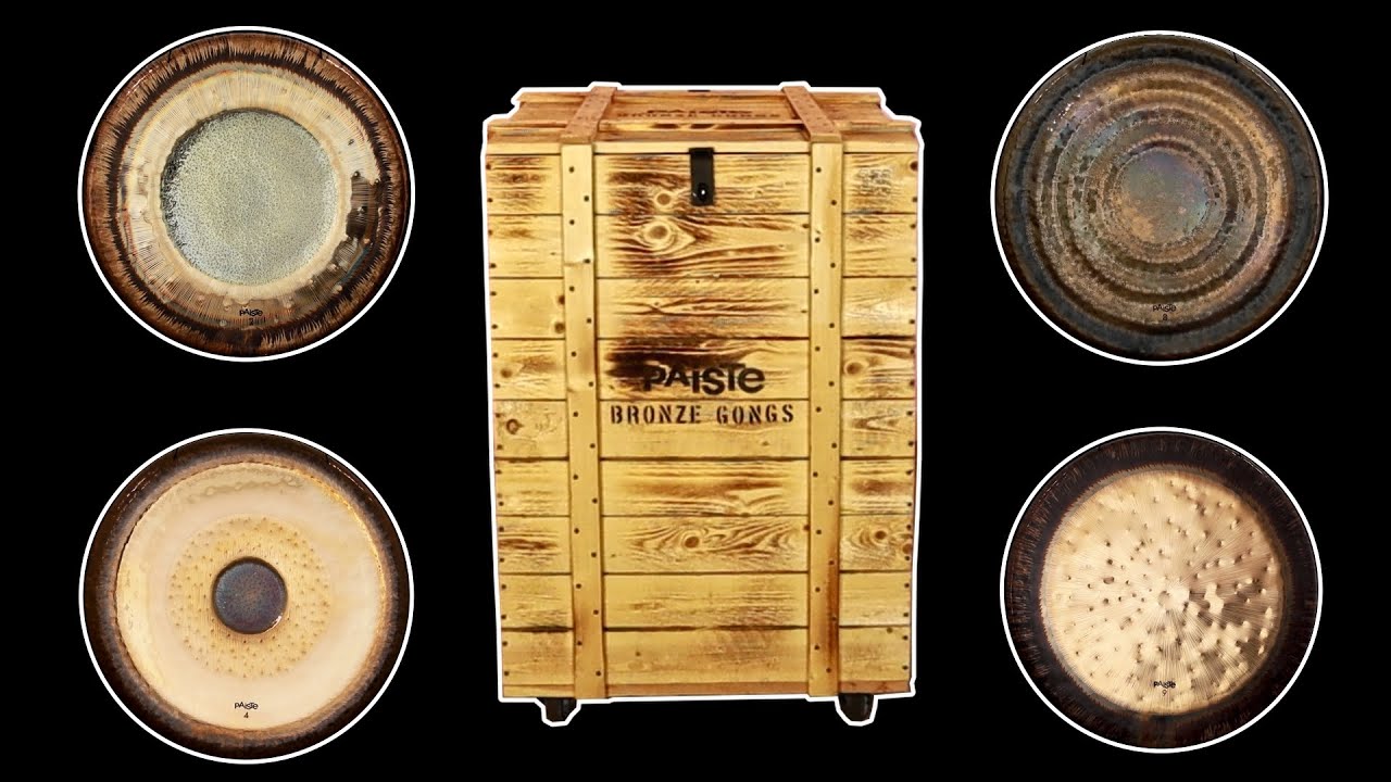 Uncrating, Playing, and Introducing Every Paiste Bronze Gong at Gongs Unlimited