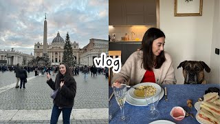 Italian vlog: il Presepe a Piazza San Pietro, assaggi di dolci natalizi con mia sorella (Subtitles)