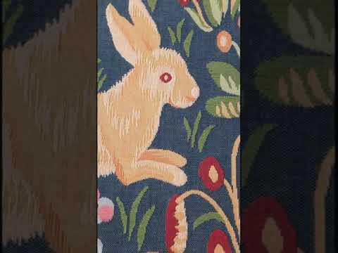 Medieval Rabbit Running tapestry couch pillows