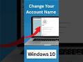 Rename User Account in Windows 10 (FAST)
