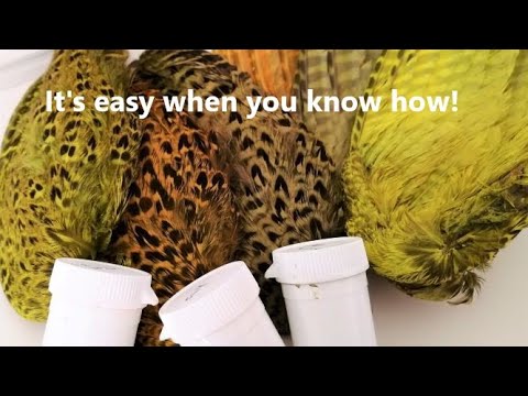 Dyeing Fly Tying Materials with Martyn White - YouTube