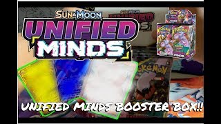 UNIFIED MINDS BOOSTER BOX!!!!(36 Pokemon Packs)