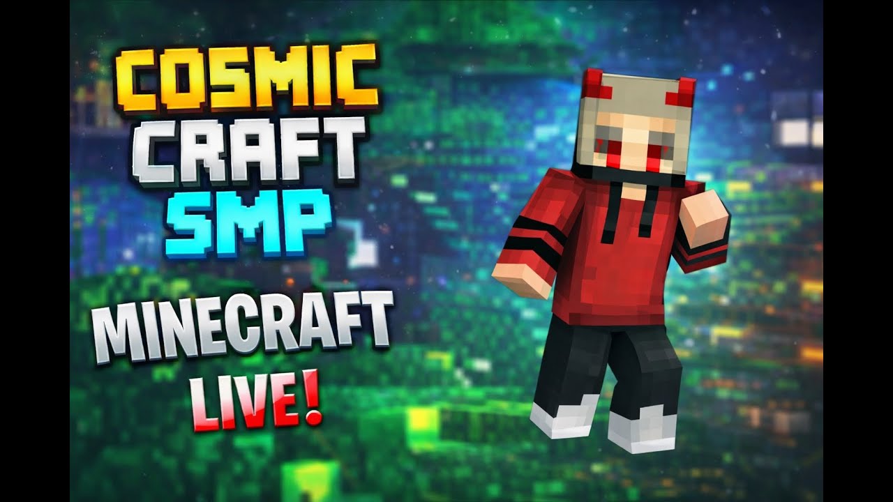 BEST MINECRAFT SMP! LIVE | Cosmic Craft | ItsRJVerse