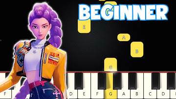 Thumbnail of Golden - KPop Demon Hunters | Beginner Piano Tutorial | Easy Piano