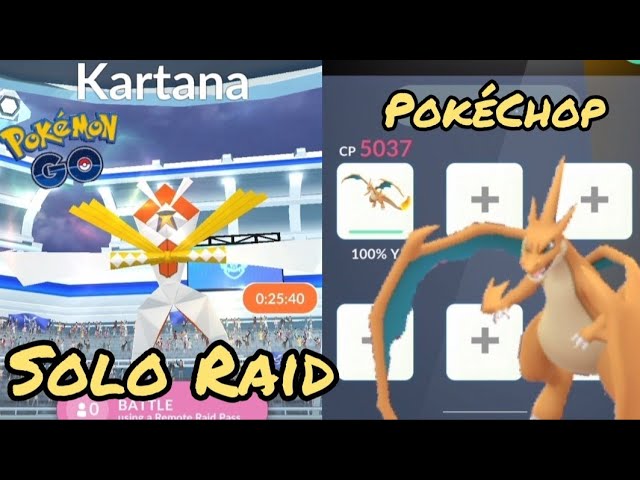 How to solo defeat Kartana in Pokemon GO 5-star Raids?