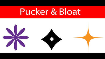Pucker and Bloat| Adobe Illustrator Tutorial