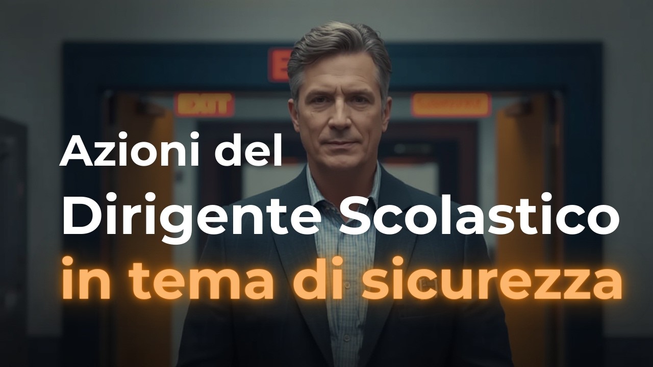 Azioni del Dirigente Scolastico in tema di sicurezza