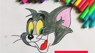 تعلم رسم توم سهل جدددا و النهايه روعه??learn how to draw Tom very easy