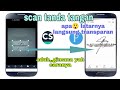 Cara scan tanda tangan background transparan di hp android