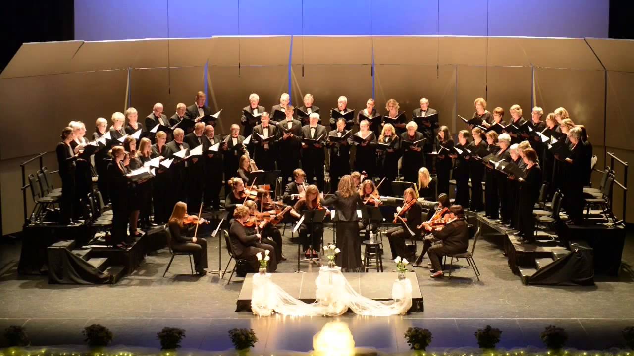 Chilliwack Symphony Orchestra and Chorus singing Dixit Dominus