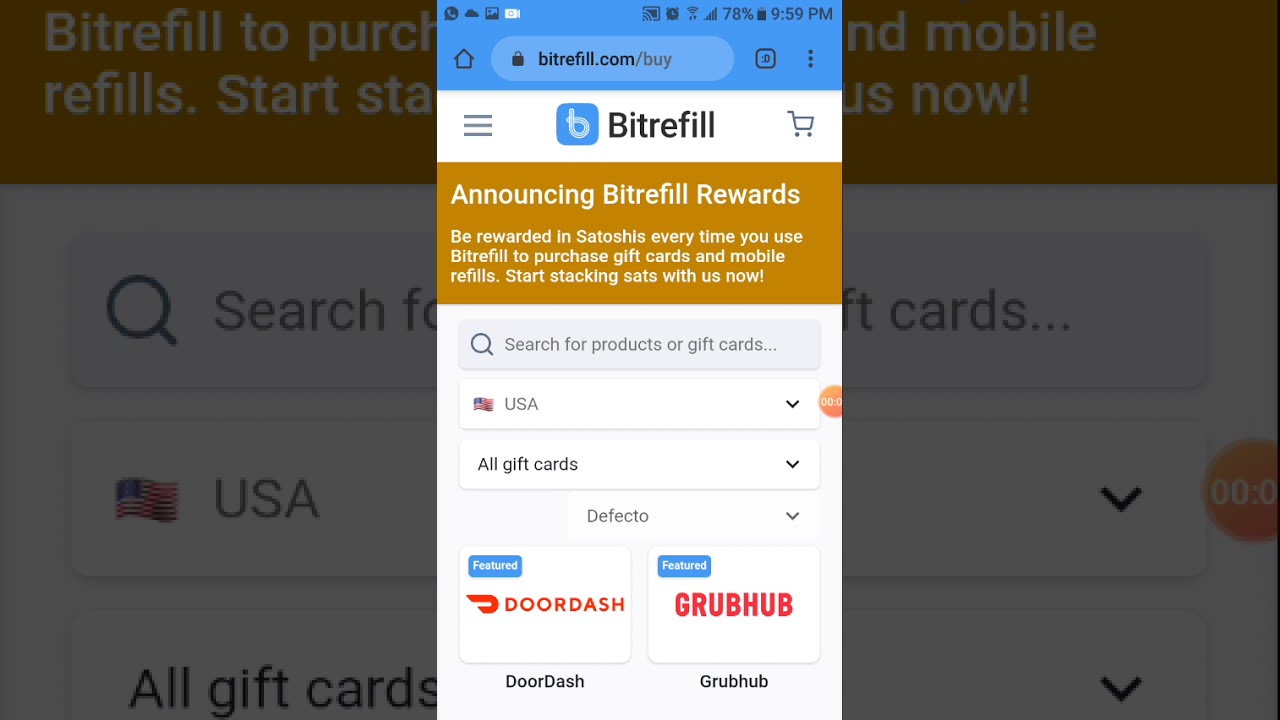 ♻️BITREFILL,COMO RECARGAR EL CELULAR CON GIFT CARD