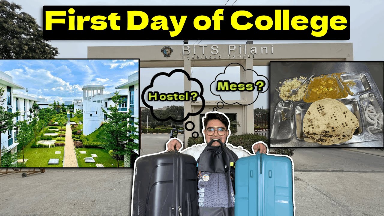 MY First Day at College | Bits Hyderabad | My First Vlog