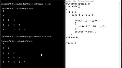 Como programar no bloco de notas em C - VIDEO - 08