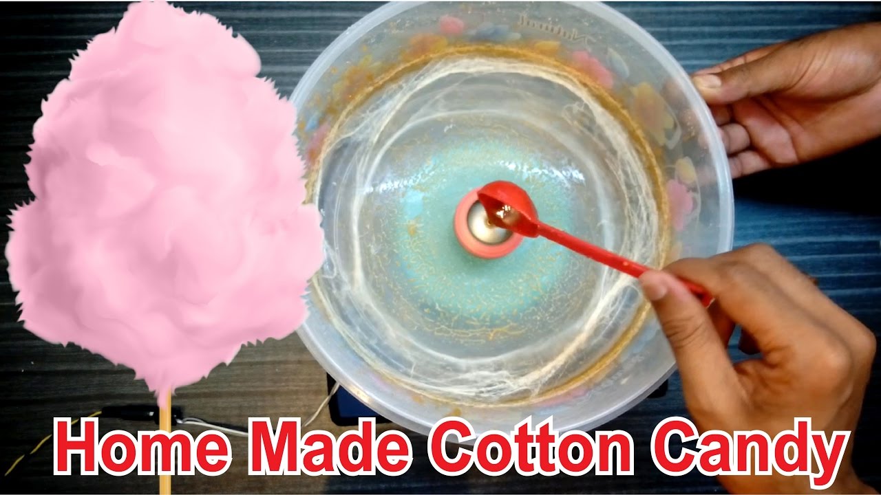 How to make Cotton Candy Machine at home. Mind Blowing