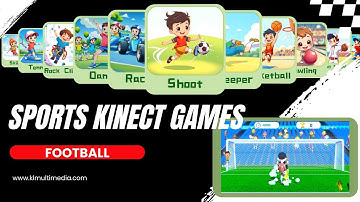 ⚽ Interactive Soccer Game | Football Match Body Motion-Controlled Kinect Sports Game