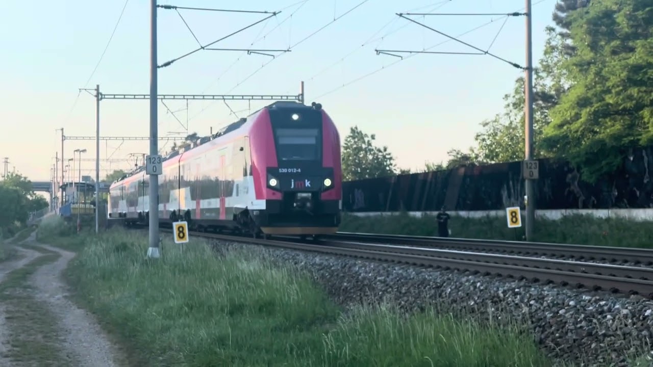 Train running through Czech Republic 🇨🇿