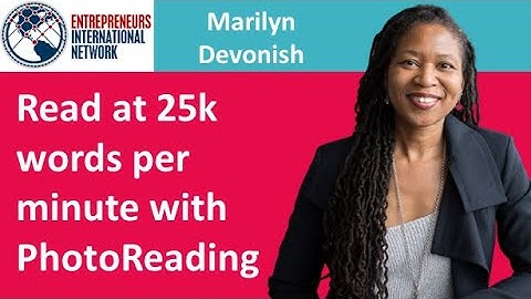 Read & understand at 25k words per minute with PhotoReading