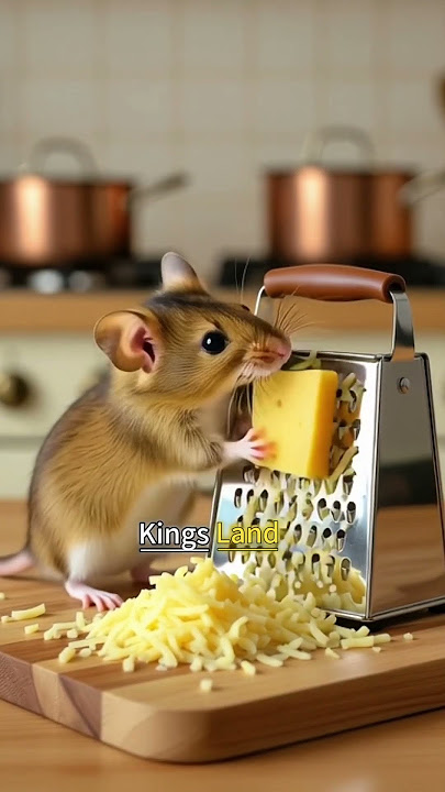 Mouse 🐭 cutting cheese 🧀 #aiasmr #cutecat #animation #unitedstates