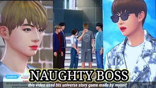 Naughty Boss episode 31 || taekook bts universe story game || indonesia English subtitle