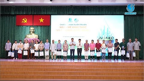 Chương trình “Hạn chế khai thác và sử dụng nước ngầm – Vì sức khỏe cộng đồng” tại xã Tân Nhựt