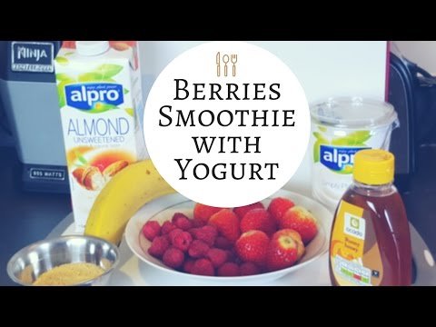 HEALTHY Berries Smoothie with Yogurt - Smoothie DIET Weight Loss