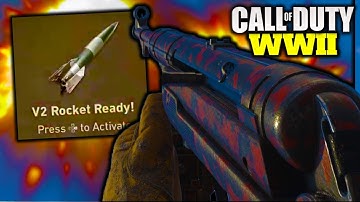 "NEW V2 ROCKET SECRET NUKE" IN WW2 [HOW TO GET A NUKE IN CALL OF DUTY WWII] V2 ROCKET GAMEPLAY