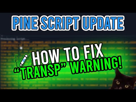 How to FIX "transp" WARNING in Pine Script V4