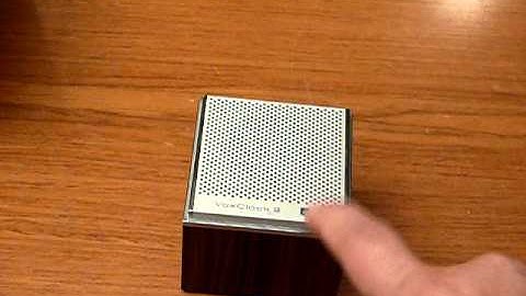 Micronta Radio Shack Vox Clock 2 Talking Alarm Clock Cube