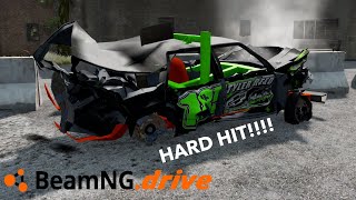HARD HIT! #Viral - demolition derby beamNG.drive