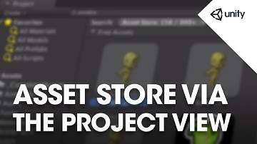 How to access the Asset Store from the Project - Unity Tips