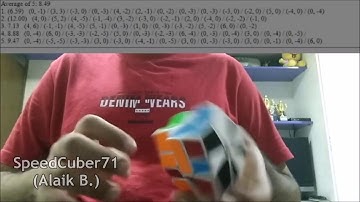 [Square-1] Single: 6.59, Average of 5: 8.49
