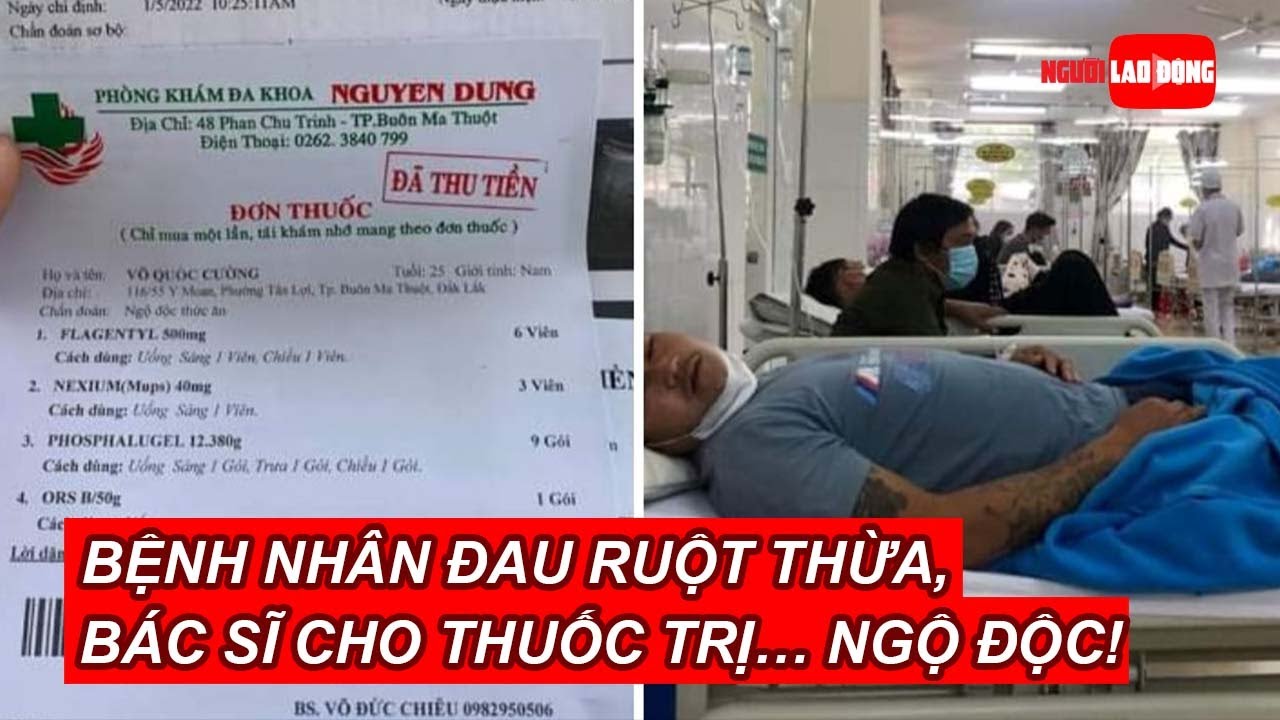 Bệnh nhân đau ruột thừa, bác sĩ cho thuốc trị… ngộ... - youtube